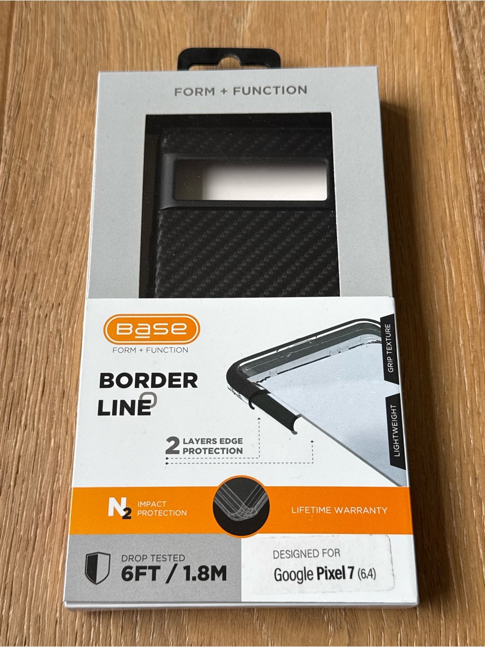New Base Border Line Case for Google Pixel 7 6.4” Black Case